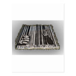 PRISON JAIL BAR CODE POST CARDS