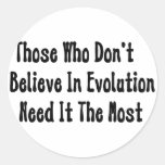 Pro-Evolution Round Sticker