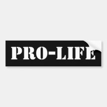 Pro-Life Bumper Stickers