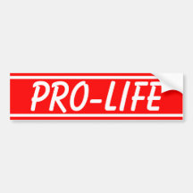 Pro-Life Bumper Stickers