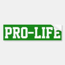 Pro-Life Bumper Stickers