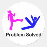 Problem Solved Stickers
