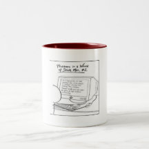 Problems of a stick man coffee mugs