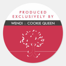 Produced Exclusively By {your name} Sticker