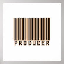 Producer Barcode Posters