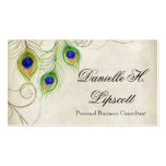 Professional Business Cards - Peacock Feathers
