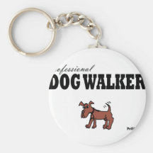 Professional Dog Walker Keychains