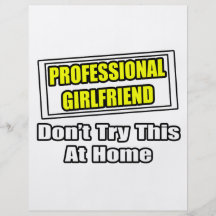 Professional Girlfriend...Joke Full Colour Flyer