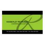 Professional Monogram Business Cards