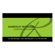 Professional Monogram Business Cards