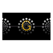 Professional Monogram Business Cards