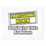 Professional Nephew...Don't Try This At Home Custom Announcements