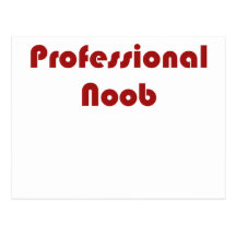 Professional Noob Postcards