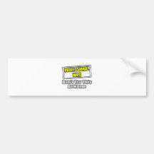 Professional Wife...Don't Try This At Home Bumper Stickers
