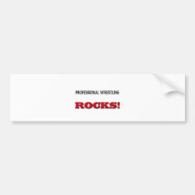 Professional Wrestling Rocks Bumper Sticker