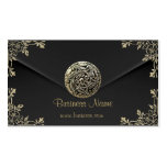 Profile Business Sepia Black Velvet Look Business Card Templates