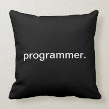 Programmer Throw Pillow