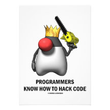 Programmers Know How To Hack Code (Java Duke) Personalized Announcement