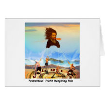 Prometheus' Profit Mongering Pals Greeting Card