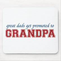 Promoted to Grandpa Mouse Mat