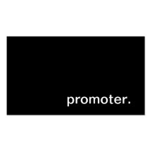 Promoter Business Card