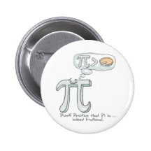 Proof that Pi is Irrational Pinback Buttons
