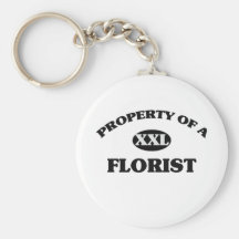 Property of a FLORIST Key Chain