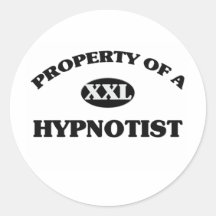 Property of a HYPNOTIST Stickers