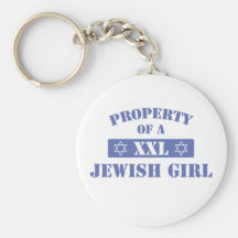Property Of A Jewish Girl Keychains