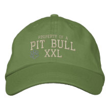 Property of a Pit Bull Embroidered Hat