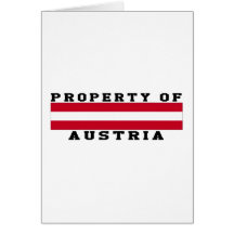Property Of Austria Cards