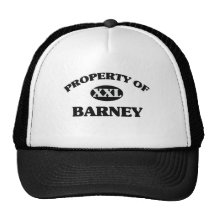 Property of BARNEY Hat