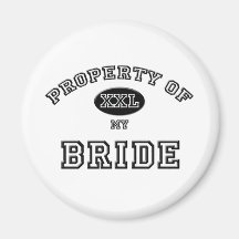 Property of Bride Refrigerator Magnets