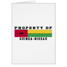 Property Of Guinea-Bissau Greeting Cards