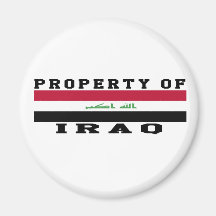 Property Of Iraq Magnets