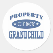 Property of My Grandchild Sticker