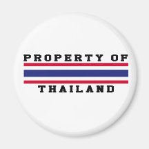 Property Of Thailand Magnets