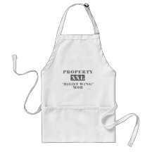 Property Of The Right Wing Mob (XXL) Aprons