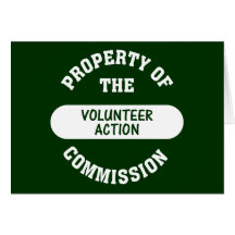 Property of the Volunteer Action Commission Cards