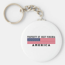Property Of West Virginia Key Chains
