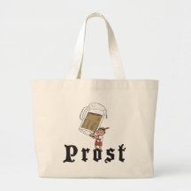 Prost German Drinking Tote Bags