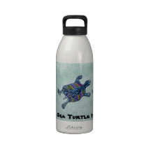 Protect Sea Turtle Habitats Water Bottle