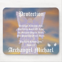 Protection Archangel Michael-Customise Mouse Mat