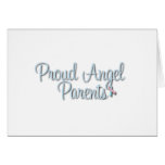 Proud Angel Parents Note Card