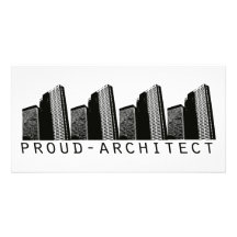 Proud Architect Design Custom Photo Card