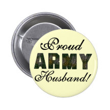 Proud Army Husband Tshirts and Gifts Button