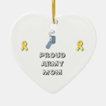 Proud Army Mum Ornament
