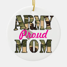 Proud Army Mum Ornament