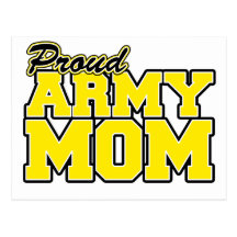 Proud Army Mum Post Card