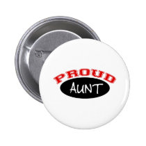 Proud Aunt (Black and Red) buttons by pb_family2 Proud Aunt (Black and Red) buttons